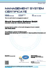 ISO9001 certificate