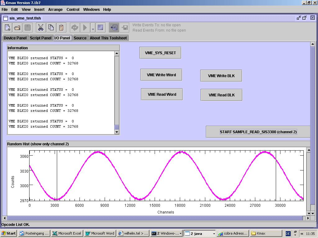 KMAX screen shot